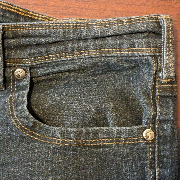 Fried Denim - 36X32 Slim - Black Denim Jeans - Picture 6 of 15